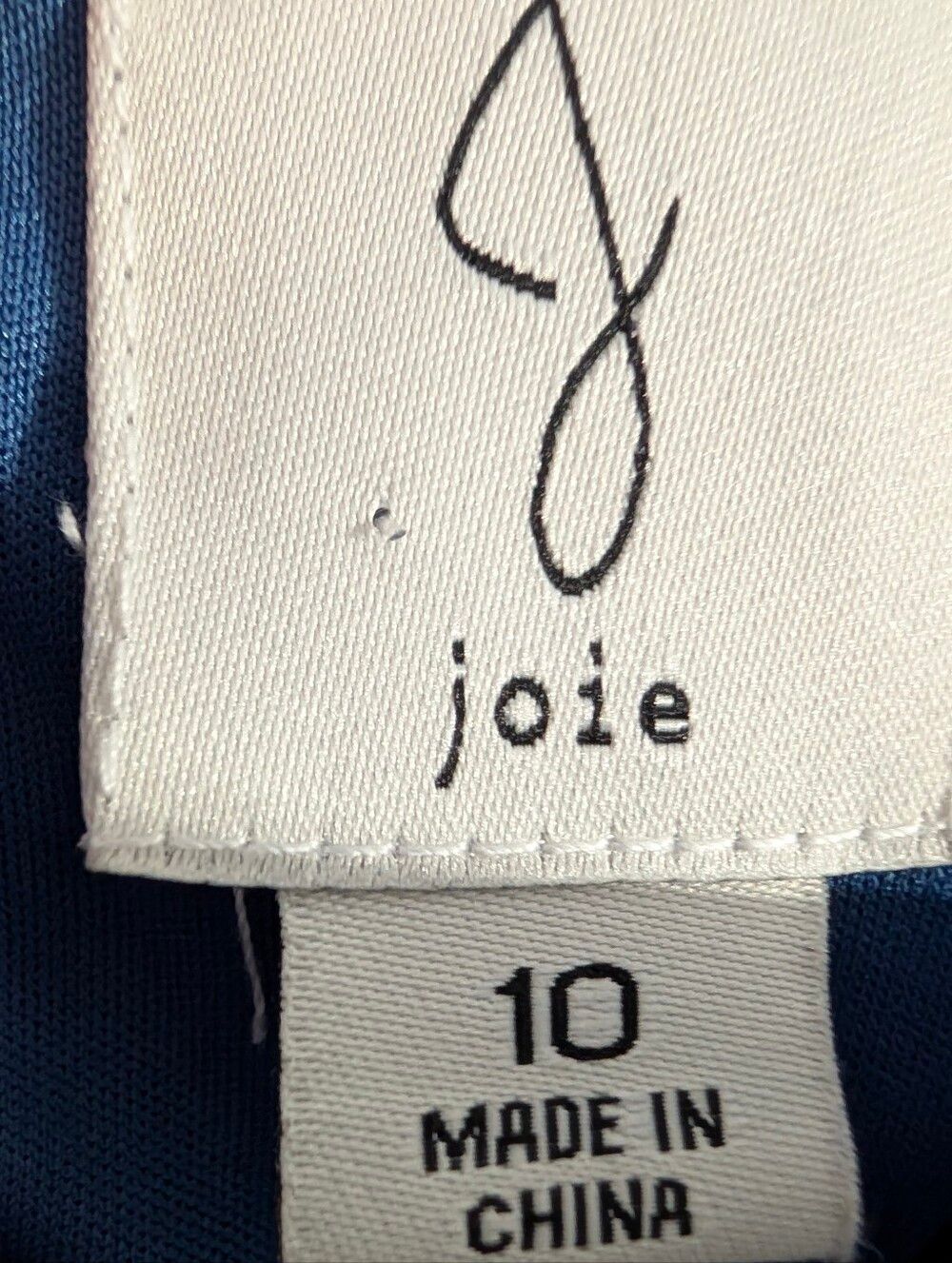 Joie Blue Floral Maxi Dress Size 10 Cottagecore Coastal Garden Party Feminine - Picture 9 of 11